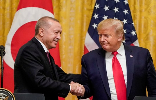 Türkiyə Prezidenti Rəcəb Tayyib Ərdoğan və ABŞ Prezidenti Donald Tramp