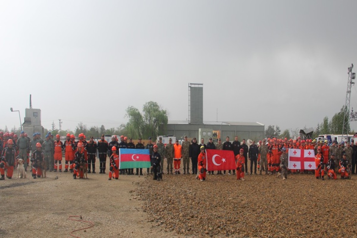FHN əməkdaşları Türkiyə-Azərbaycan-Gürcüstan SAR təlimində iştirak edib