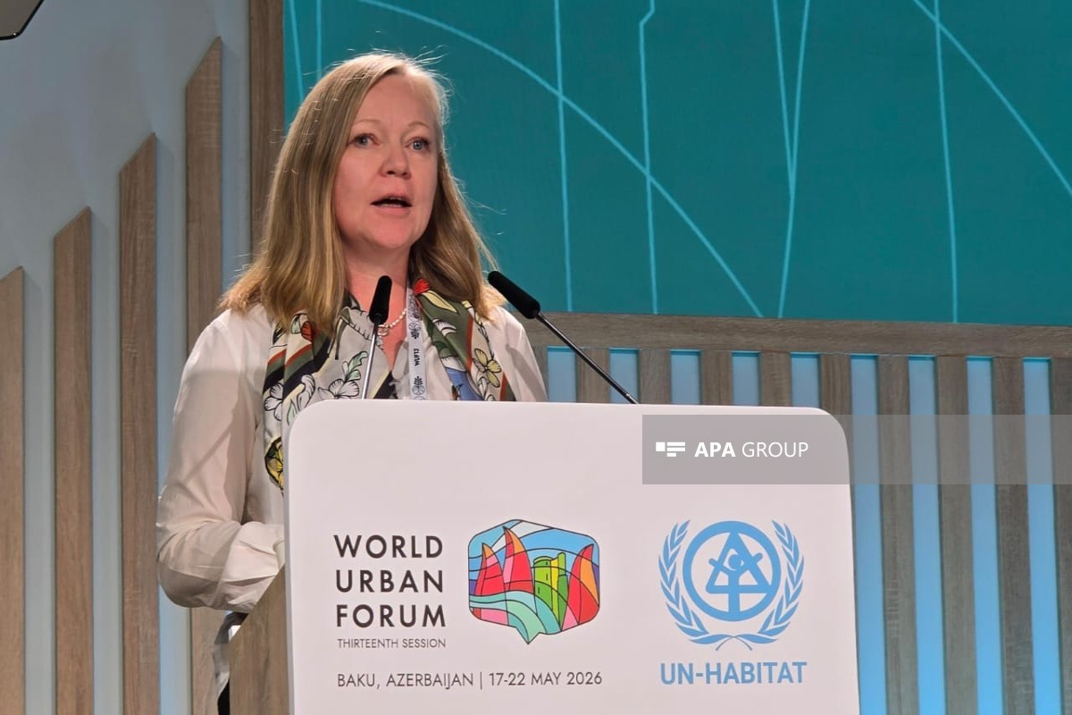 UN-Habitat-ın Kommunikasiyalar şöbəsinin rəhbəri Yekaterina Bezqaçina