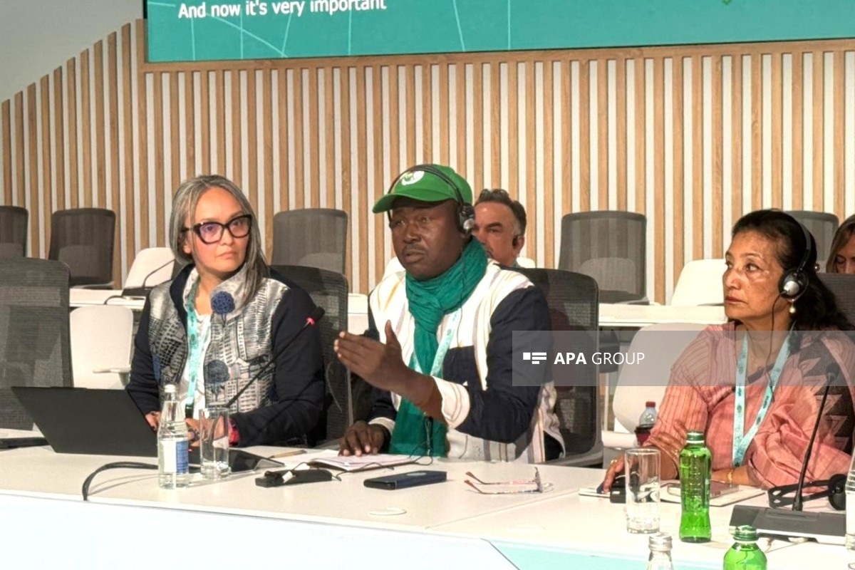 “Habitat International Calition" təşkilatının üzvü Massa Kone