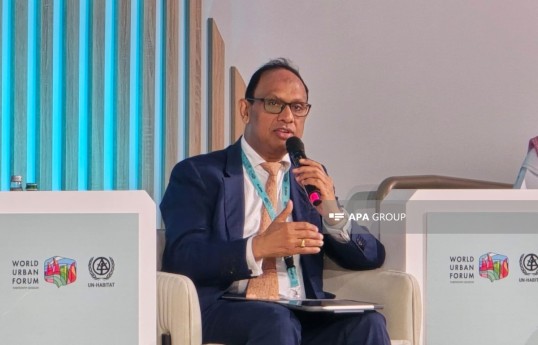 Asiya İnkişaf Bankının (ADB) Su və Şəhər İnkişafı üzrə direktoru Srinivas Sampat