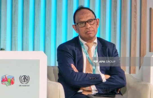 Asiya İnkişaf Bankının (ADB) Su və Şəhər İnkişafı üzrə direktoru Srinivas Sampath