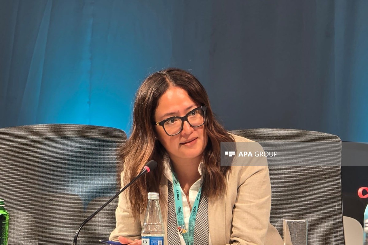 Urban Housing Practitioners Hub platformasının nümayəndəsi Maria Munoz