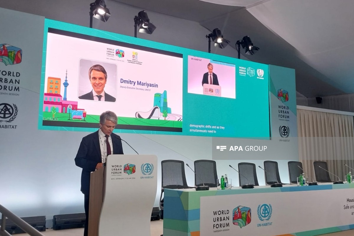 BMT-nin Avropa İqtisadi Komissiyasının (UNECE) Baş icraçı katib müavini Dmitry Mariyasin