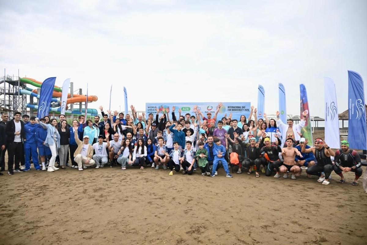 Bakıda Beynəlxalq Bioloji Müxtəliflik Günü münasibətilə “SPLASH for Swimmable Cities” tədbiri keçirilib - FOTO 