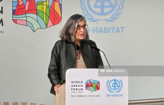 UN-Habitat-ın icraçı direktoru Anaklaudia Rossbax