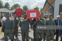 Birinci Qarabağ müharibəsinin itkin-şəhidi Rəşadət Piriyevin nəşinin qalıqları Bərdədə dəfn olunub - FOTO  - YENİLƏNİB 