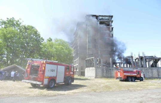 Lənkəranda kompleks mülki müdafiə təlimi keçirilib - FOTO 