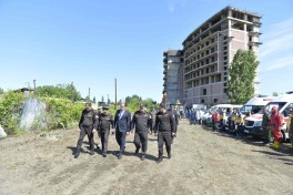 Lənkəranda kompleks mülki müdafiə təlimi keçirilib - FOTO 