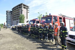 Lənkəranda kompleks mülki müdafiə təlimi keçirilib - FOTO 