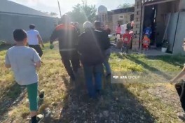 Samuxda quyuya düşən şəxs xilas edilib - VİDEO  - FOTO 