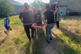 Samuxda quyuya düşən şəxs xilas edilib - VİDEO  - FOTO 