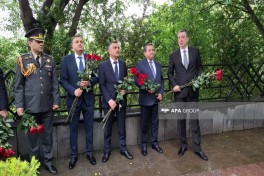 Tbilisidə Heydər Əliyevin və AXC qurucularının xatirələri anılıb - FOTO 