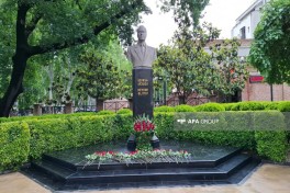 Tbilisidə Heydər Əliyevin və AXC qurucularının xatirələri anılıb - FOTO 