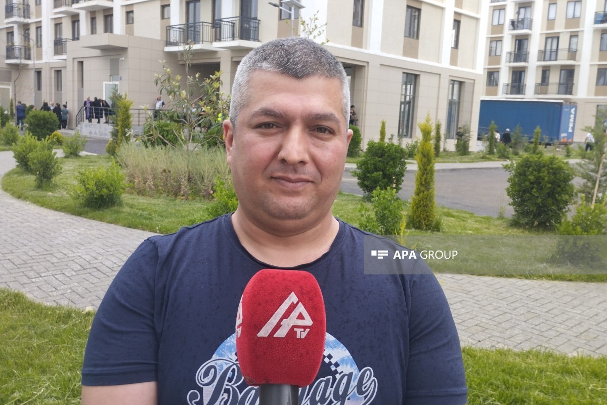 Şəhid polis Əli Vəliyevin oğlu: Doğma şəhərimiz Ağdama qayıtmışıq, çox sevincliyəm