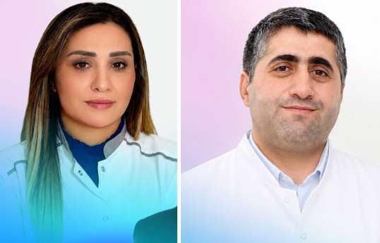 Beyləqan Rayon Mərkəzi Xəstəxanasının direktoru Leyan Nəsirova və  Sabunçu Tibb Mərkəzinin direktoru Cavid Paşayev