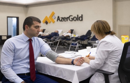“AzerGold”da ənənəvi qanvermə aksiyası keçirilib