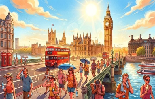 Britaniyada may ayı üzrə temperatur rekordu ikinci gün ardıcıl yenilənib