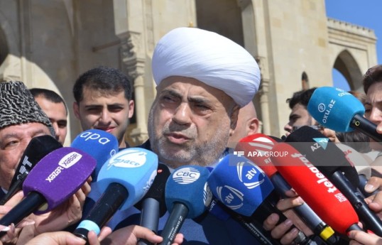 Qafqaz Müsəlmanları İdarəsinin sədri Şeyxülislam Allahşükür Paşazadə