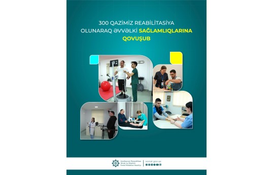 ƏƏSMN: 300-dək qazi sağlamlığına qovuşub