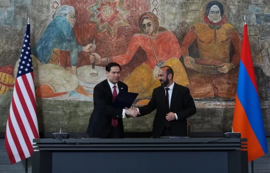 ABŞ dövlət katibi Marko Rubio və Ermənistanın xarici işlər naziri Ararat Mirzoyan
