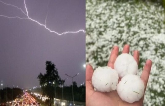 Azərbaycanın bəzi rayonlarında şimşək çaxacaq, dolu düşəcək - PROQNOZ 