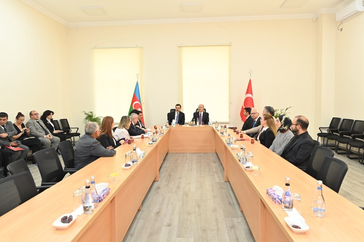 Türkiyənin Ali Təhsil Şurasının sədri Türkiyə–Azərbaycan Universitetini ziyarət edib