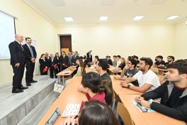 Türkiyənin Ali Təhsil Şurasının sədri Türkiyə–Azərbaycan Universitetini ziyarət edib