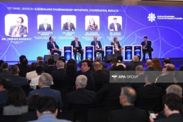AQEM çərçivəsində “Azərbaycan sədrliyi: Təşəbbüslər, Əməkdaşlıq, Nəticələr” panel sesiyası keçirilib - FOTO 