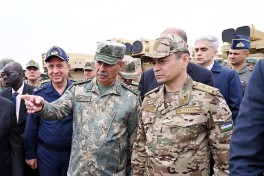 Xocavənddə Azərbaycan-Türkiyə-Özbəkistan birgə hərbi təliminin "Yüksək Səviyyəli Müşahidəçi Günü" keçirilir - VİDEO 