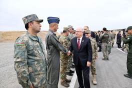 Xocavənddə Azərbaycan-Türkiyə-Özbəkistan birgə hərbi təliminin "Yüksək Səviyyəli Müşahidəçi Günü" keçirilir - VİDEO 