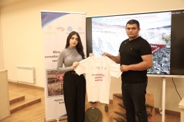 Xankəndidə mina təhlükəsinə dair yekun maarifləndirmə təlimləri keçirilib - FOTO 