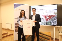 Xankəndidə mina təhlükəsinə dair yekun maarifləndirmə təlimləri keçirilib - FOTO 