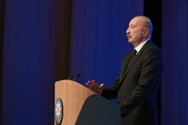 Yeni Azərbaycan Partiyasının VIII Qurultayı keçirilir, Prezident çıxış edib - YENİLƏNİB-1