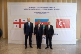 Şuşada Azərbaycan, Türkiyə və Gürcüstan müdafiə nazirlərinin üçtərəfli görüşü keçirilib - FOTO  - YENİLƏNİB  - VİDEO 