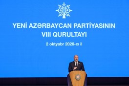 Yeni Azərbaycan Partiyasının VIII Qurultayı keçirilib - YENİLƏNİB-2 