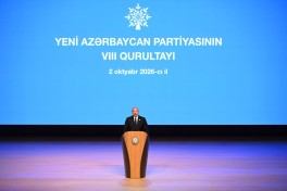 Yeni Azərbaycan Partiyasının VIII Qurultayı keçirilib - YENİLƏNİB-2 