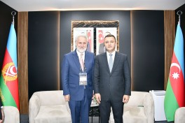 MN-in Baş direktoru “ADEX 2026” sərgisində görüşlər keçirib