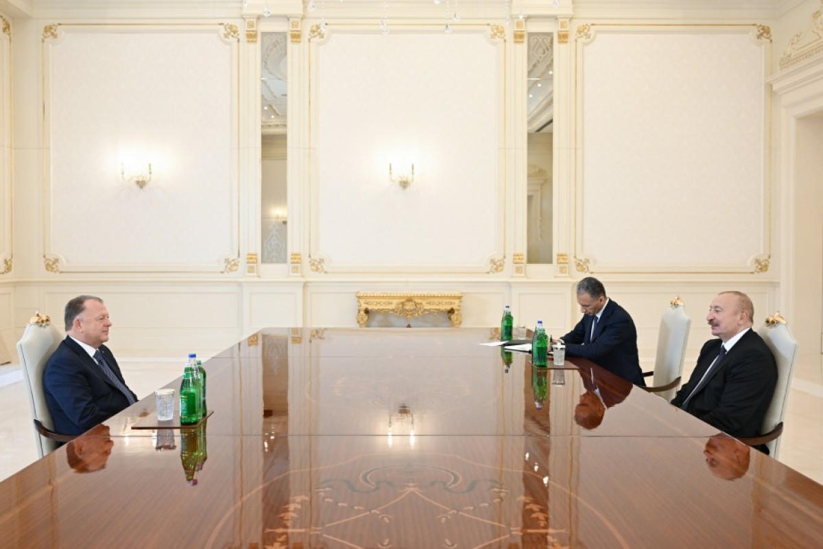 Prezident İlham Əliyev Beynəlxalq Cüdo Federasiyasının prezidentini qəbul edib - FOTO 