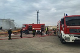 FHN Qaz Emalı Zavodunda yanğın-taktiki təlim keçirib