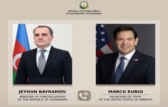 Ceyhun Bayramov və Marko Rubio Azərbaycan-ABŞ strateji tərəfdaşlığını müzakirə ediblər