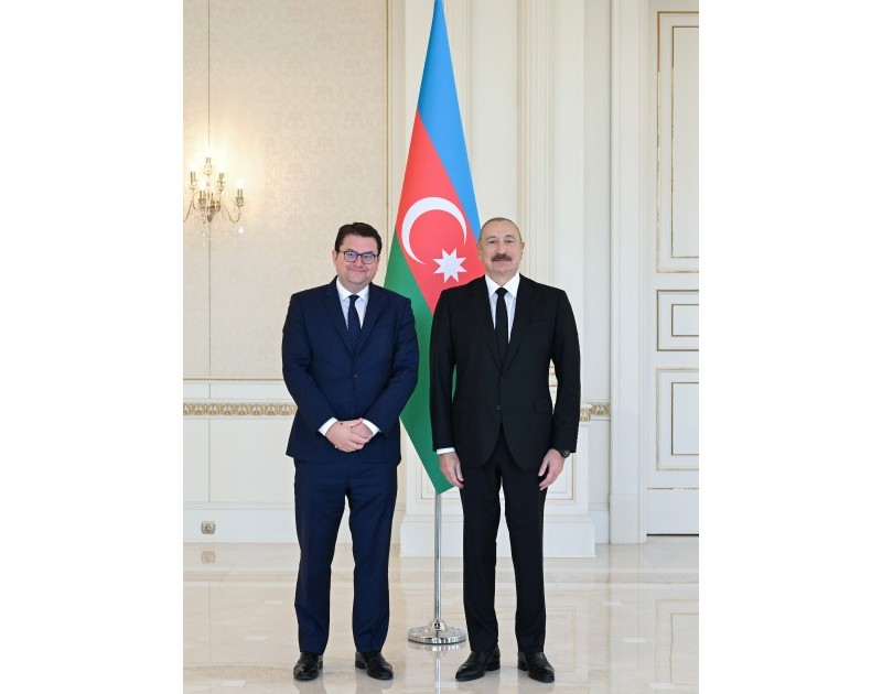 Prezident İlham Əliyev Avstriyanın Azərbaycanda yeni təyin olunmuş səfirini qəbul edib