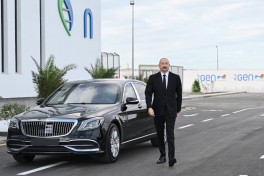 Prezident İlham Əliyev Pirallahı Sənaye Parkında dərman istehsalı müəssisəsinin açılışında iştirak edib - FOTO 