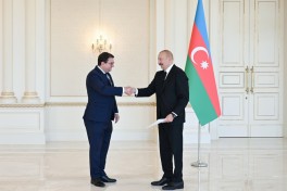 Prezident İlham Əliyev Avstriyanın Azərbaycanda yeni təyin olunmuş səfirini qəbul edib