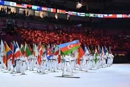 Prezident İlham Əliyev cüdo üzrə dünya çempionatının açılış mərasimini izləyib - YENİLƏNİB-1 