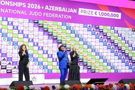 Prezident İlham Əliyev cüdo üzrə dünya çempionatının açılış mərasimini izləyib - YENİLƏNİB-1 