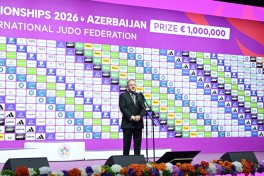 Prezident İlham Əliyev cüdo üzrə dünya çempionatının açılış mərasimini izləyib - YENİLƏNİB-1 