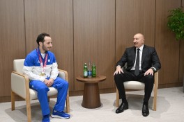Prezident İlham Əliyev cüdo üzrə dünya çempionatının açılış mərasimini izləyib - YENİLƏNİB-1 