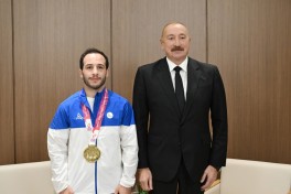 Prezident İlham Əliyev cüdo üzrə dünya çempionatının açılış mərasimini izləyib - YENİLƏNİB-1 
