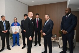 Prezident İlham Əliyev cüdo üzrə dünya çempionatının açılış mərasimini izləyib - YENİLƏNİB-1 